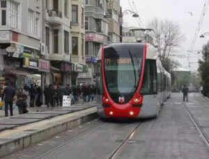 İstanbul’da Tramvay hattında Teknik arıza