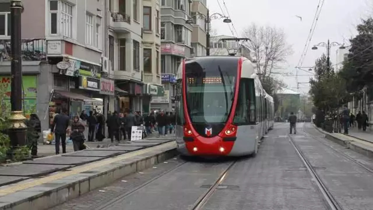 İstanbul’da Tramvay hattında Teknik arıza